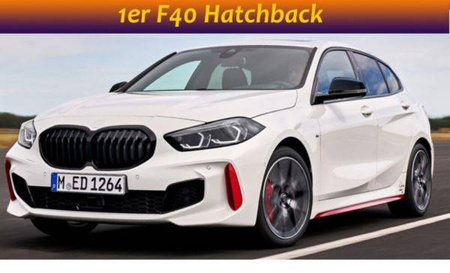 GRILĂ DE RINICHI BMW F40 20-SINGLE LINE NEGRU LUCIOS