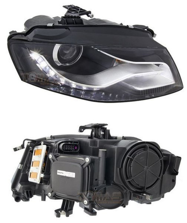 Audi A4 B8 faruri BLACK DAYLIGH BLACK DAYLIGH