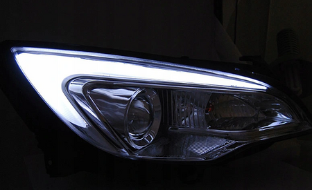 Faruri Opel Astra J 10-15 Tube Light Chrome