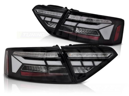 Lămpi LED BAR negre pentru AUDI A5 11-16 LIFT