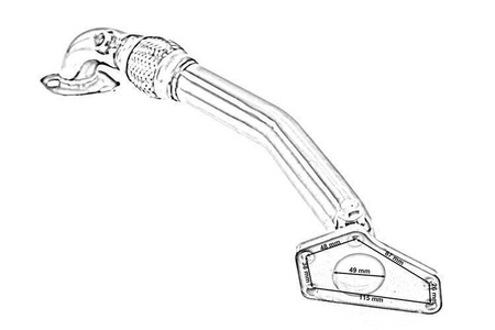 Colector de eșapament Impreza 95-01 GC8 WRX