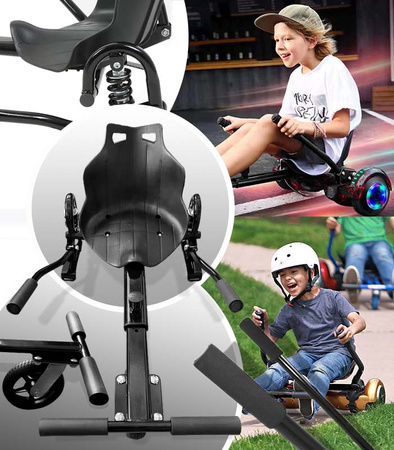GO KART PENTRU HOVERBOARD HOVERKART PLACA CU SCAZ UNIVERSAL PENTRU PLACA CU SCAZ PENTRU COPII ADULTI
