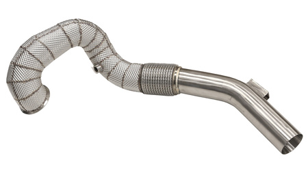 Țeava de coborâre Audi S3/ VW Golf MK7 R 3.5'' Scut termic