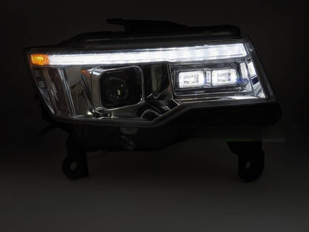Lămpi LED cromate pentru Jeep Grand Cherokee WK 14-21