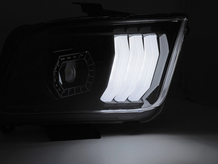 FORD MUSTANG 04-09 Tub de lumină faruri negre