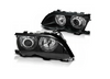 Bmw E46 01-05 Sedan Led Ringlights Lentile negre Lentile negre