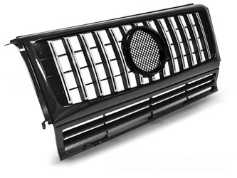 GRILĂ SPORT NEGRU CROMAT PENTRU MERCEDES-BENZ W463 90-12
