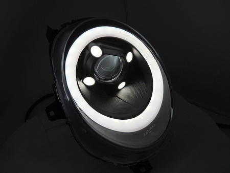 TUB LUMINĂ negru LED DRL faruri pentru MINI Cooper F55 / F56 / F57 2014-2017