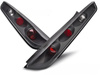 Lămpi spate sport negre pentru Ford Focus mk2 04-08 hb