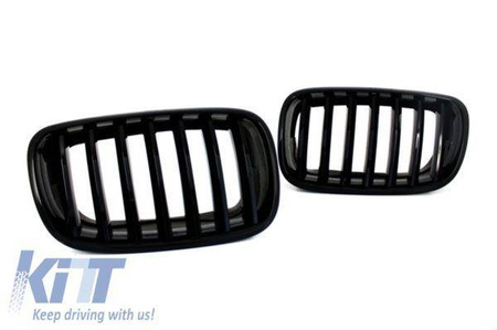 GRILĂ (RINICHI) BMW E70 E71 X5/X6 07-14 NEGRU LUCIOS