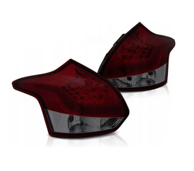 Ford Focus 3 11-14 Hb roșu fum roșu a condus lămpi LED