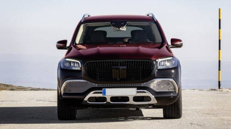 GRILĂ MERCEDES W167 GLS LOOK MAYBACH NEGRU