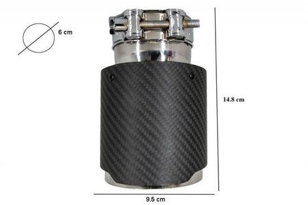 UNIVERSAL CARBON TIP FI 6CM SINGLE