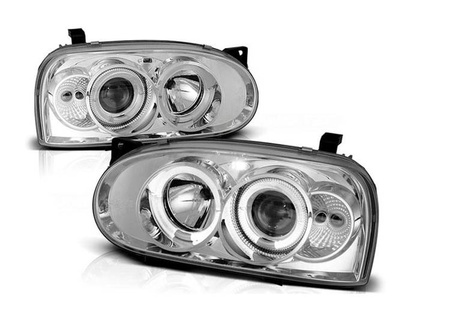 Faruri Vw Golf 3 III 91-97 Ringi Chrome