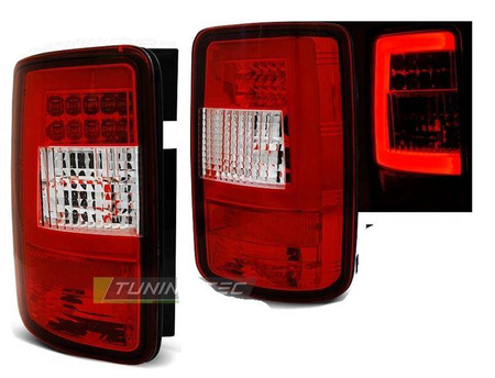 LED lumini Vw Caddy 03-14 roșu alb a condus bar