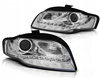 Faruri Audi A4 B7 04-08 cromat led