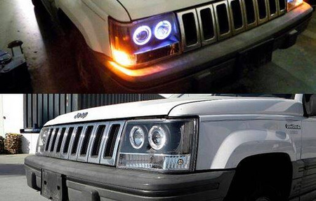 Lămpi Chrysler Jeep Grand Cherokee 93-98 Negru