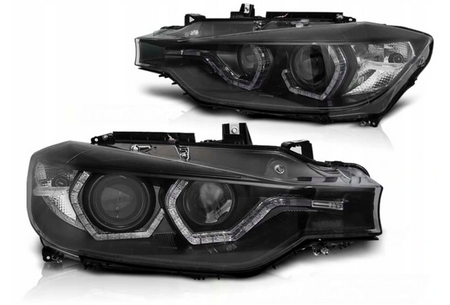 Lămpi Bmw F30 F31 11-15 Led negru Drl Xenon D1s