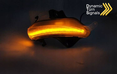 LEXUS IS III 13-20 SEQ LED alb a condus oglinda indicatoare