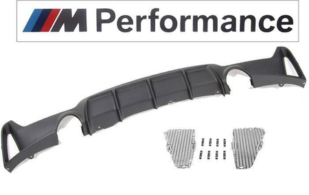 DIFUZOR BMW F36 13- MP CU DOUĂ IEȘIRI ȘI O SINGURĂ TOBĂ DE EȘAPAMENT