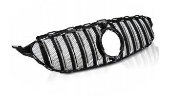 Grilă frontală Chrome Black pentru Mercedes W205 18-