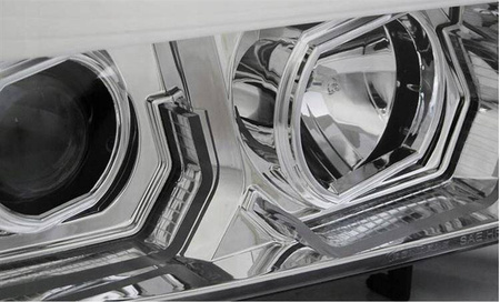 Bmw E90 E91 E91 05-08 a condus inele cromate lămpi 3d