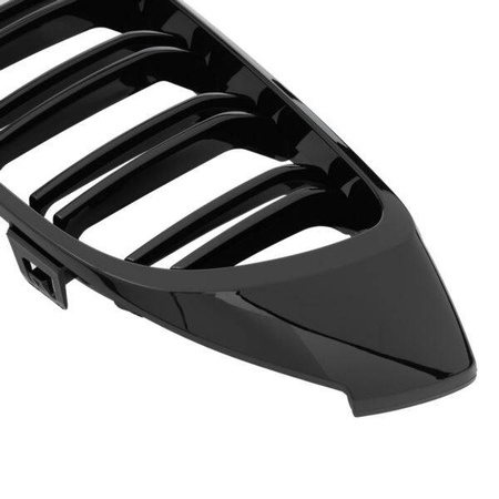 GRILA DE RINICHI BMW F32 F33 F36 DUAL SLAT NEGRU LUCIOS