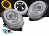 Tub de lumină Chrome LED DRL faruri pentru MINI Cooper F55 / F56 / F57 2014-2017