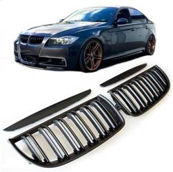 GRILĂ (RINICHI) BMW E90 05-08 M3 LOOK NEGRU MAT