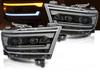 Faruri full LED negru pentru Dodge Ram 19-22