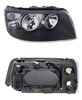 Faruri VW T5 03-09 CLEAR BLACK
