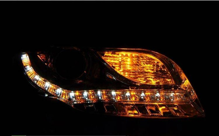 Faruri Audi A4 B7 04-08 cromat led