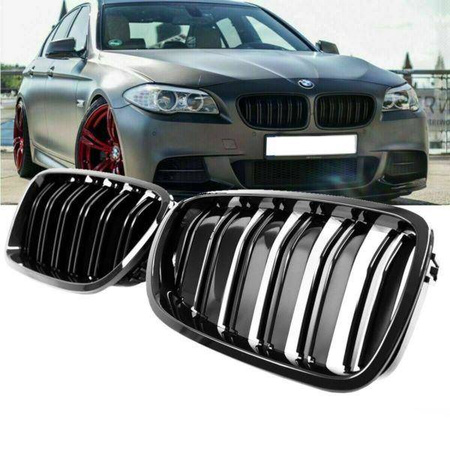 Grilă radiator BMW F10 F11 2010-2015, culoare carbon negru