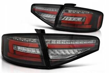 Lămpi negre dts LED pentru Audi A4 b8 12-15 sedan