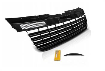 Grilă frontală fără insignă Volkswagen Black T5 03-09
