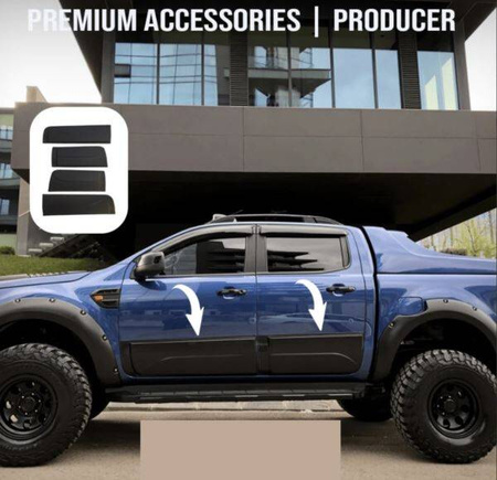SCUTURI PENTRU PORTIERELE LATERALE FORD RANGER T6-T7-T8 2012-2022