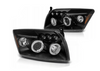 Faruri Angel Eyes Black pentru Dodge Caliber 06-12