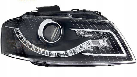 Faruri Audi A3 8P BLACK DAYLIGH BLACK DAYLIGH