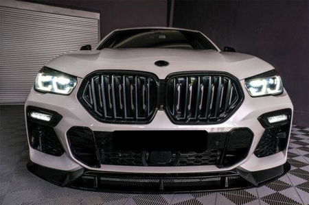SPOILER BARĂ DE PROTECȚIE FAȚĂ BMW X6 G06 19- LUCIOS B