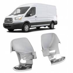 Huse oglinzi laterale pentru FORD TRANSIT 2013- | ABS | crom