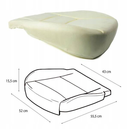 Burete perna scaun spuma CITROEN JUMPER 2006-