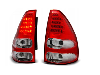 Lămpi cu LED-uri Toyota Land Cruiser 120 03-09 Redwhite