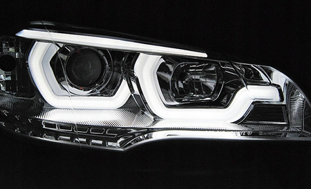 Bmw X5 E70 E70 07-13 Drl Chrome 3d faruri 3d