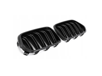 Grilă (rinichi) bmw X2 F39 dublu negru lucios sport