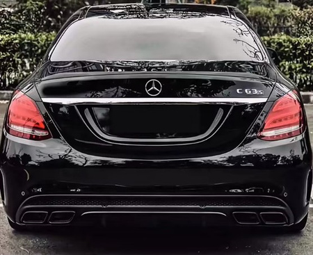 Vârfuri de eșapament Mercedes W213, GLC X253 negru