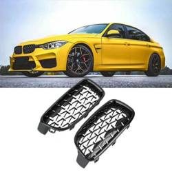 GRILĂ (RINICHI) BMW F30/F31 DIAMEND LOOK NEGRU CROMAT