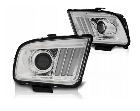 Faruri Ford Mustang 04-09 Chrome Led Bar