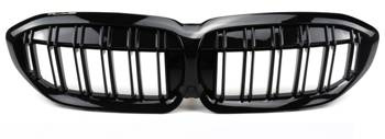 BMW G20 18- grilă de rinichi negru lucios