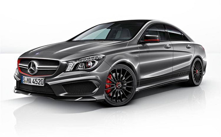 AUTOCOLANTE LATERALE GRI ÎNCHIS MERCEDES W117 CLA AMG