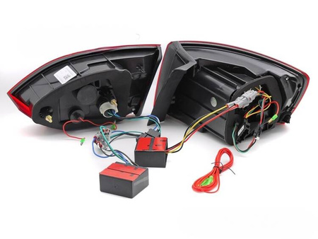 Lămpi cu diodă cu LED-uri roșii pentru VW Jetta VI 11-14